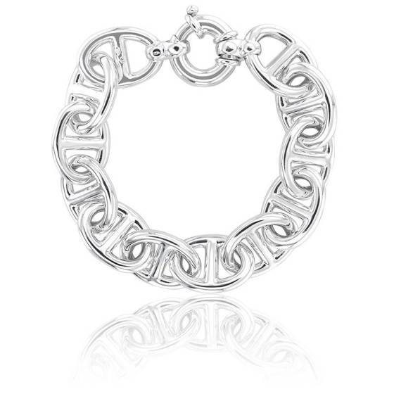 Bracelet Maille Marine Argent Massif 19 Mm Artemis Ocarat