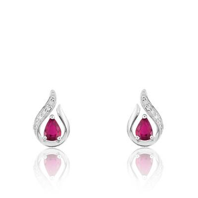 Boucles D Oreilles Rubis Ocarat