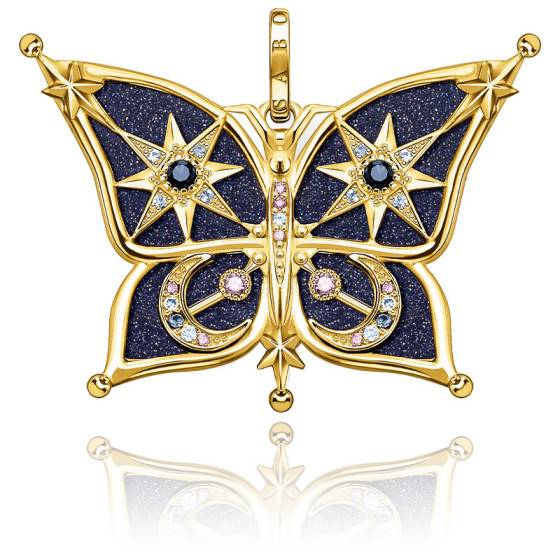 Pendentif Papillon plaqué or PE929 963 7 Thomas Sabo Ocarat