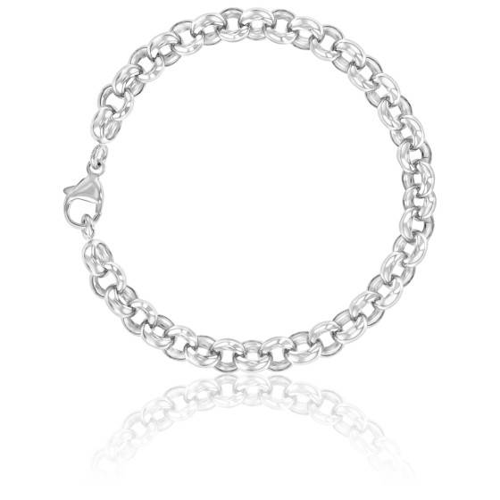 Bracelet Jaseron En Argent 925 19 Cm Artemis Ocarat