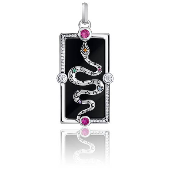 Pendentif Cosmic Amulet Serpent En Argent Thomas Sabo Ocarat