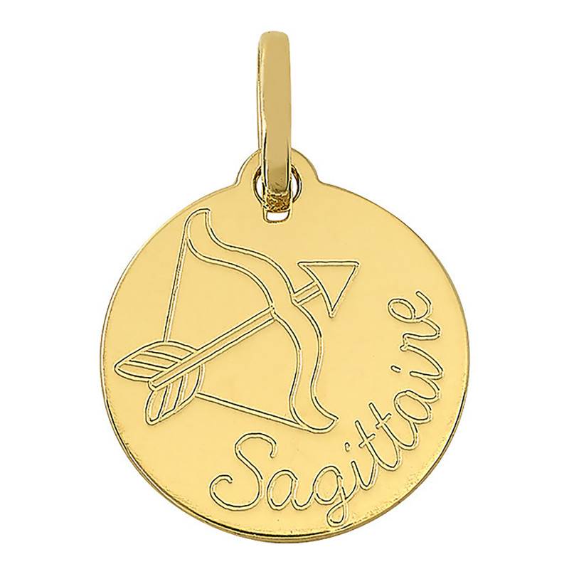 Pendentif Signe Sagittaire En Or Jaune Mm Bambins Ocarat