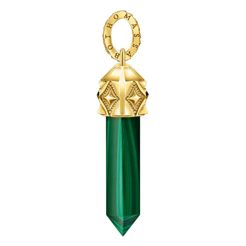 Pendentif Hexagone Plaqu Or Jaune Malachite Thomas Sabo Ocarat