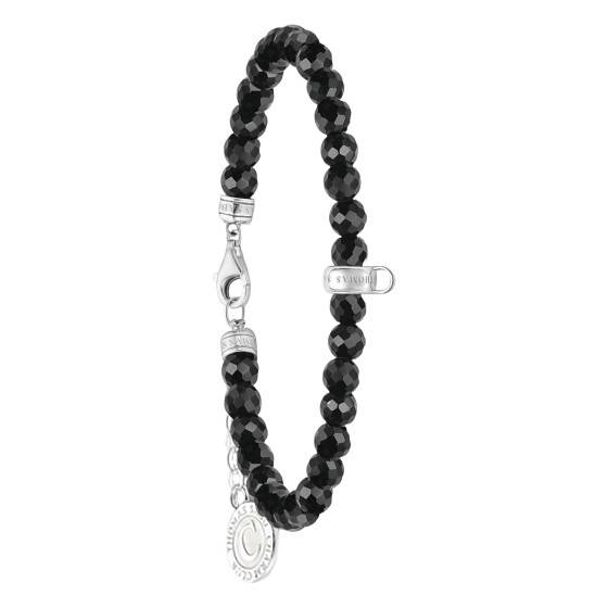 Bracelet Charmista Agates Noires Argent Thomas Sabo Ocarat