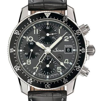 Pilot Chronograph 103 St Diapal Leather Watch - Sinn