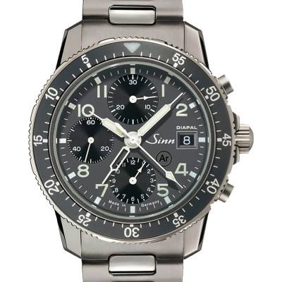 Pilot Chronograph 103 Ti Diapal Titanium Watch - Sinn