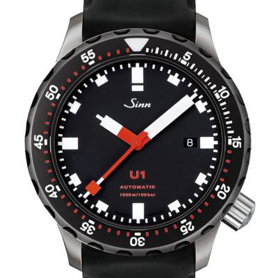 Montre Diving watch U1 SDR Tegiment Silicone - Sinn