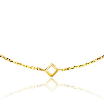 750/1000 (18K) Yellow Gold Nano Cube Bracelet, 19 cm Length - Pascal MORABITO