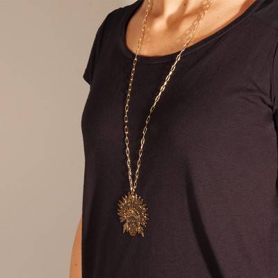 Nagawika Gold-Plated Pendant - Naïades