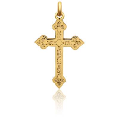 Croix Gothique Or Jaune 750 - Becker