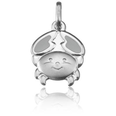 Pendentif Signe du Zodiaque Cancer Argent - Argyor
