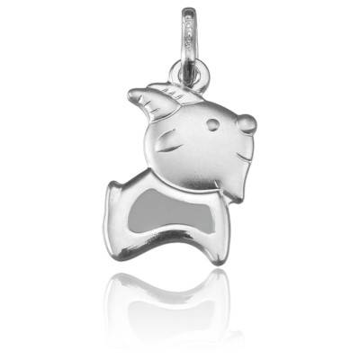 Pendentif Signe du Zodiaque Capricorne Argent - Argyor