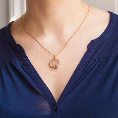 Pendentif Or Jaune 750 Dancing Stars Colors - Vandona