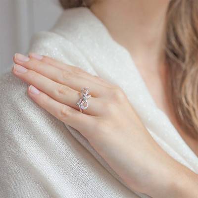 Bague Troy, Or Blanc et Diamants - Porchet