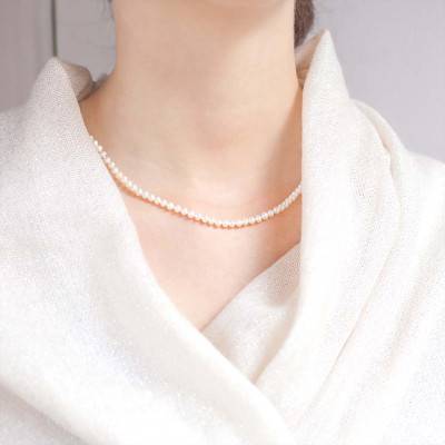 Collier Perles Ø3,50-4 mm, Longueur 45 cm - Porchet