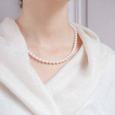 Collier Perles Akoya Ø6,50-7 mm, Longueur 45 cm - Porchet