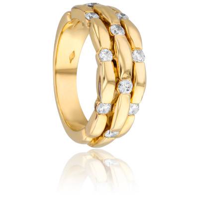 Bague Vancouver en Or Jaune & Diamants - Porchet