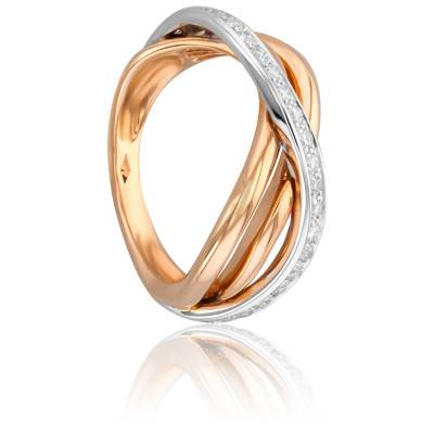 Bague Veniaminof en 2 Ors & Diamants - Porchet