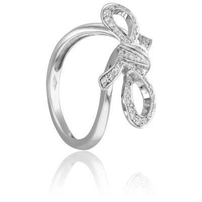 Bague Troy en Or Blanc & Diamants - Porchet