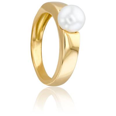 Bague Cap Girardeau en Or Jaune & Perle - Porchet