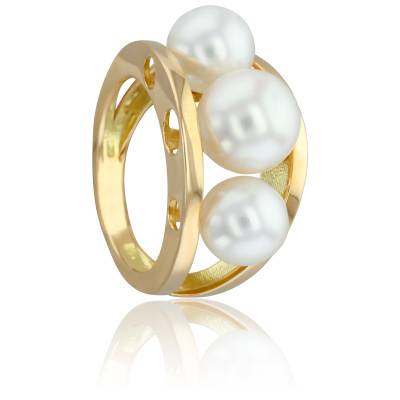 Bague Cap May en Or Jaune & Perles - Porchet