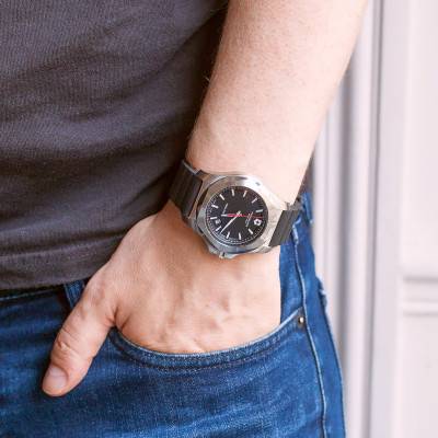 Montre INOX Noire 241682.1 - Victorinox