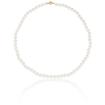 Collier Perles Akoya Ø6-6,50 mm, Longueur 45 cm - Porchet
