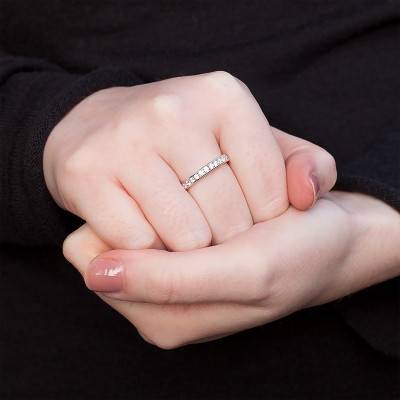 Alliance Anténor en Platine & Diamants 0,30 ct - Alliantine