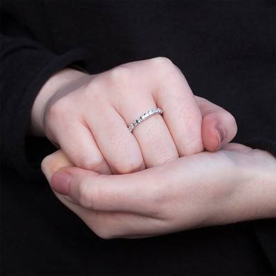Alliance Ariel en Platine & Diamants GSI2 0,33 ct - Alliantine