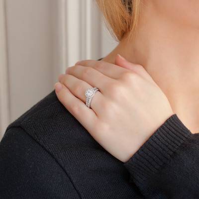 Duo Alliance & Solitaire Romia & Diamants GSI - Alliantine