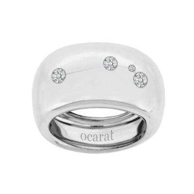 Bague Constellation du Bélier en Or Blanc 750 & Diamants - Ocarat