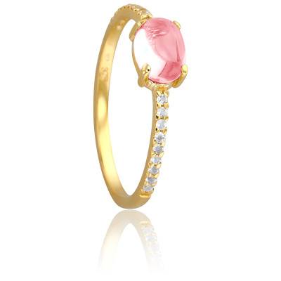 Bague Hélia en Or Jaune 375 & Tourmaline - Aurora