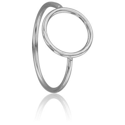 Bague Cercle en Or Blanc 375 - Maison Ballet by Scarlett