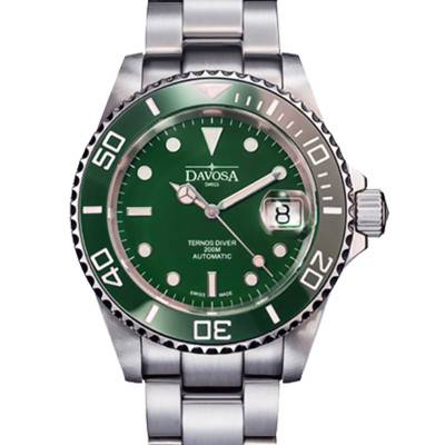 Montre Ternos Diver Ceramic Green Automatic - Davosa