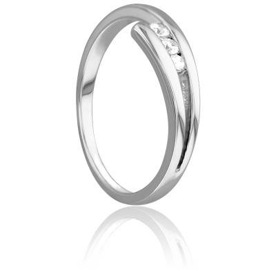 Bague Escape en Or Blanc 750 & Diamants - Juweel