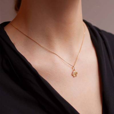 750/1000 Yellow Gold Moor's Head Pendant, Height 10 mm - Lucas Lucor