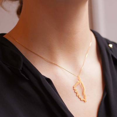 750 Yellow Gold Open-Work Corsica Pendant, Width 16 mm - Lucas Lucor