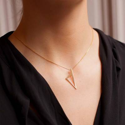 Large Corsica 750/1000 Yellow Gold Pendant - Lucas Lucor