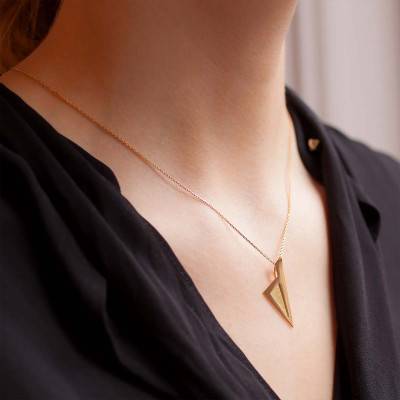 Solid Corsica 750/1000 Yellow Gold Pendant - Lucas Lucor