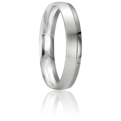 Alliance Santorin en Or Blanc 750 - Breuning