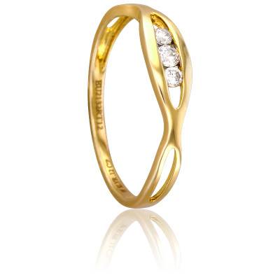 Bague Anasuya en Or Jaune 750 & Diamants - Juweel