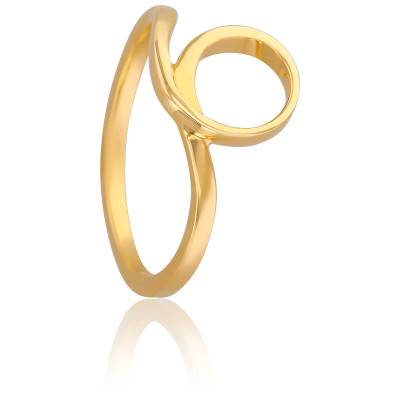 Bague Boucle en Or Jaune 750 - Les Valentines