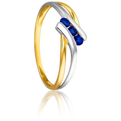 Bague Attis en 2 Ors 750 & Saphirs 0,213 ct - Joelli