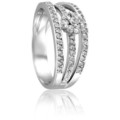Bague Léa en Or Blanc & Diamants - Ancelys