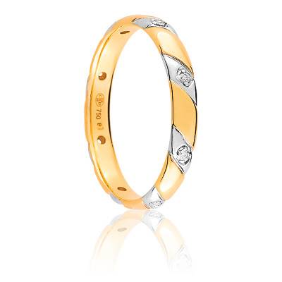 Alliance Rada en 2 Ors 750 & Diamants - Maison Girard
