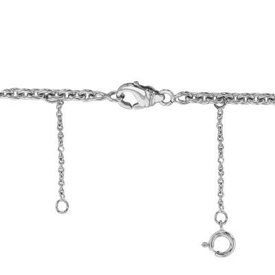 Chaînette de sécurité en Or Blanc 750 - Les Essentiels