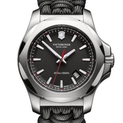 Montre INOX Noire Paracorde 241726 - Victorinox