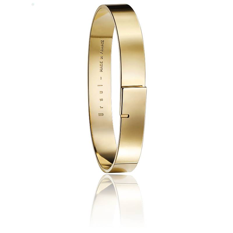 Yellow Gold-Plated Saturne 9 Bangle - Ursul