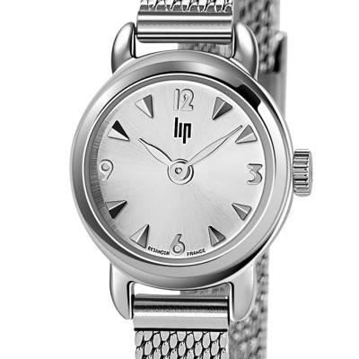 Montre Henriette Chrome Milanese 671267 - Lip