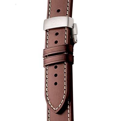 Brown Leather Bracelet for Airboss Mechanical 42mm Model - Victorinox
